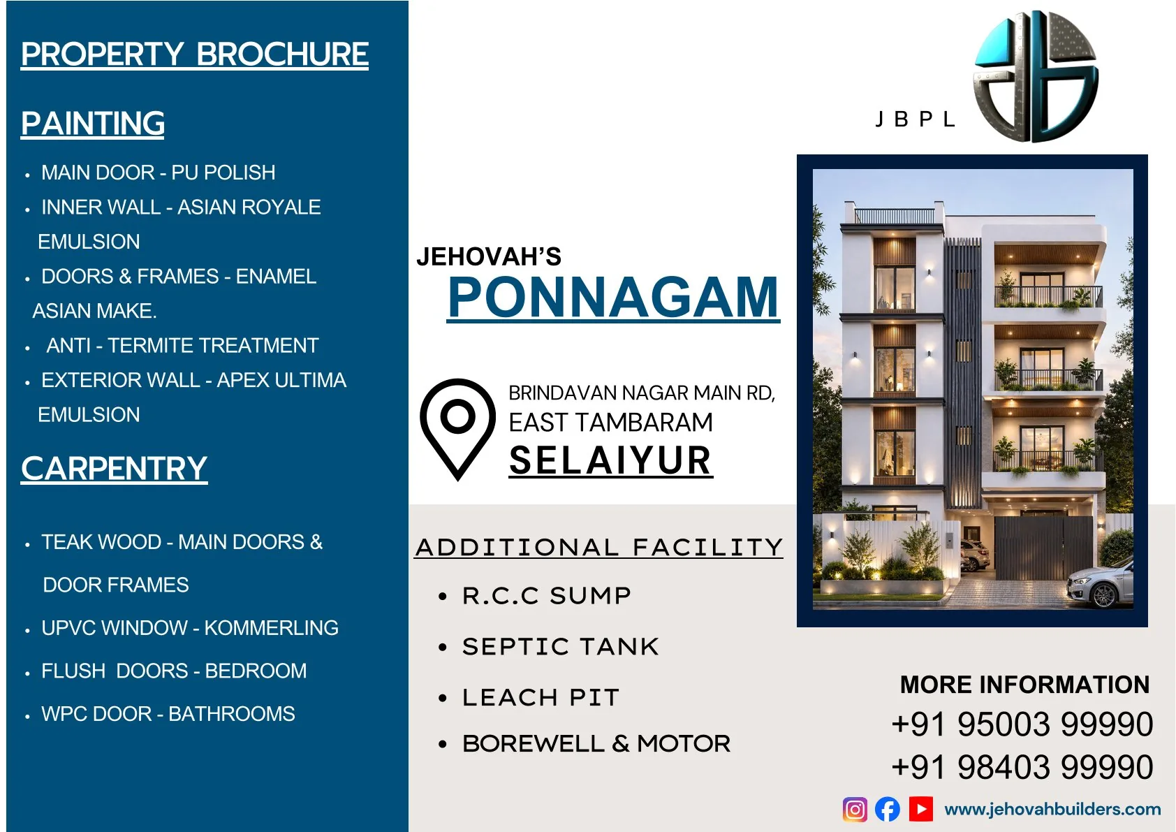 Jehovah’s Ponnagam — a luxury residence by Jehovah Builders, frame 12 of 14.